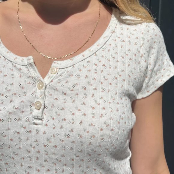 Zelly Floral Eyelet Top - Picture 2 of 6